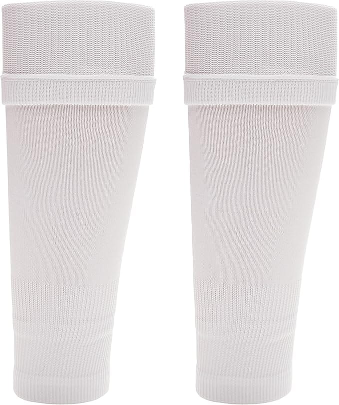 White Kids Leg Sleeve Socks - Grip Sock Accessory